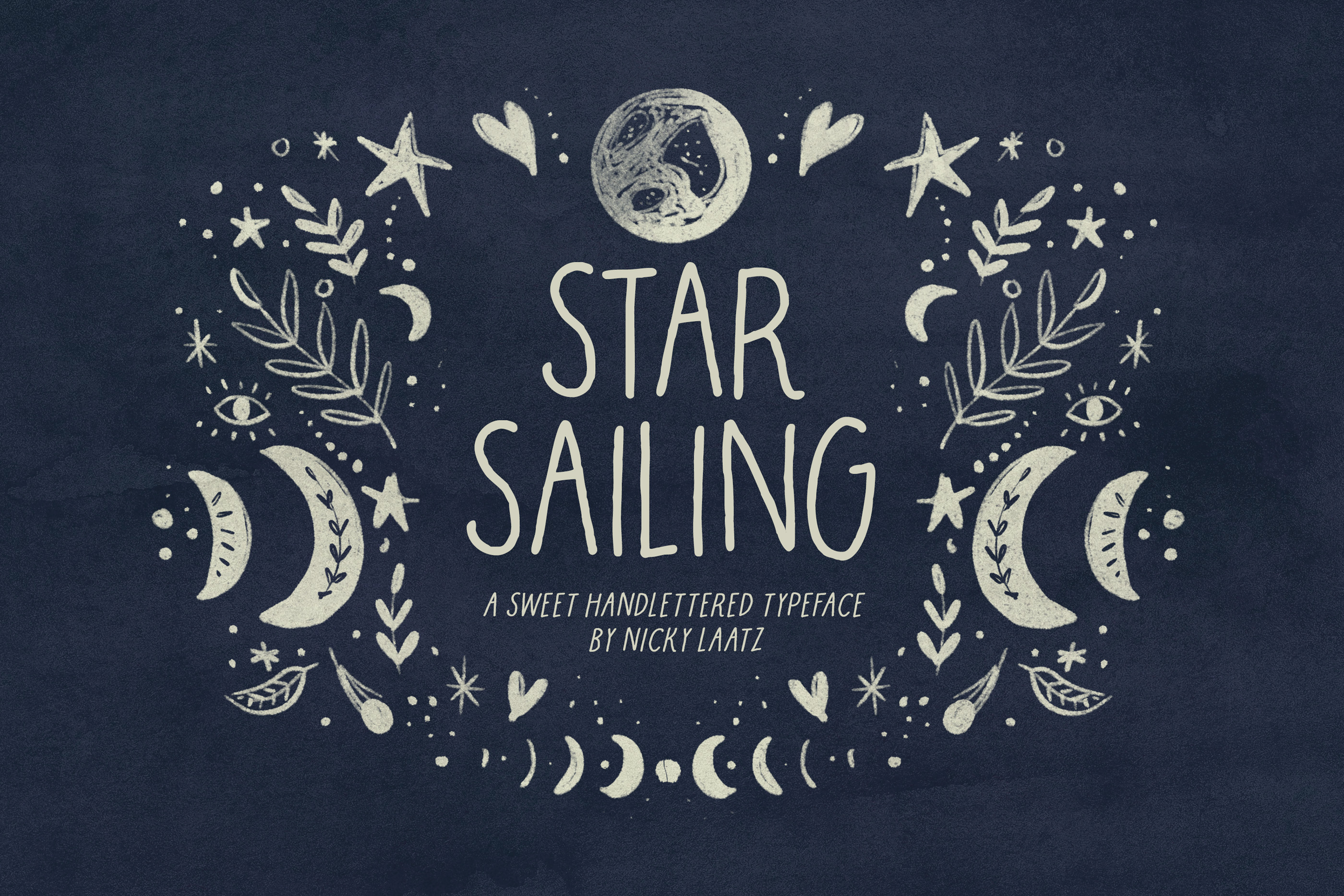 Star Sailing Typeface (Font) by Nicky Laatz