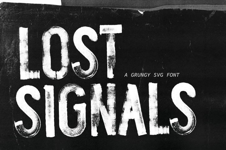 Lost Signals SVG Freebie (Font) by Nicky Laatz