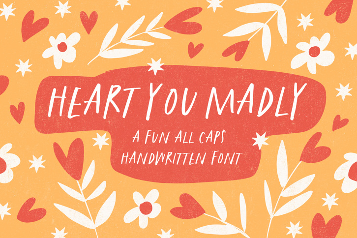 Heart You Madly Demo Font (Font) by Nicky Laatz