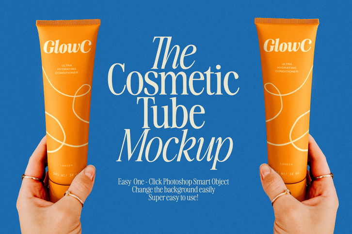 The Cosmetic Tube Mockup PSD with Smart Object (Mockup) by Nicky Laatz