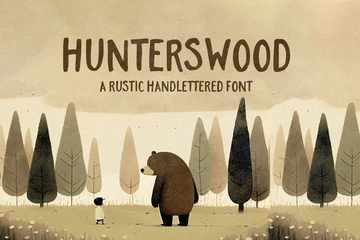Hunterswood Font main product image by Nicky Laatz