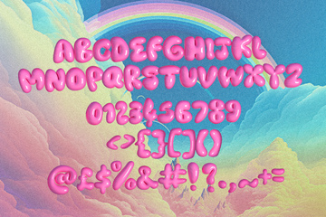 Pink Sugar PNG letters and SVG Font preview image 10 by Nicky Laatz