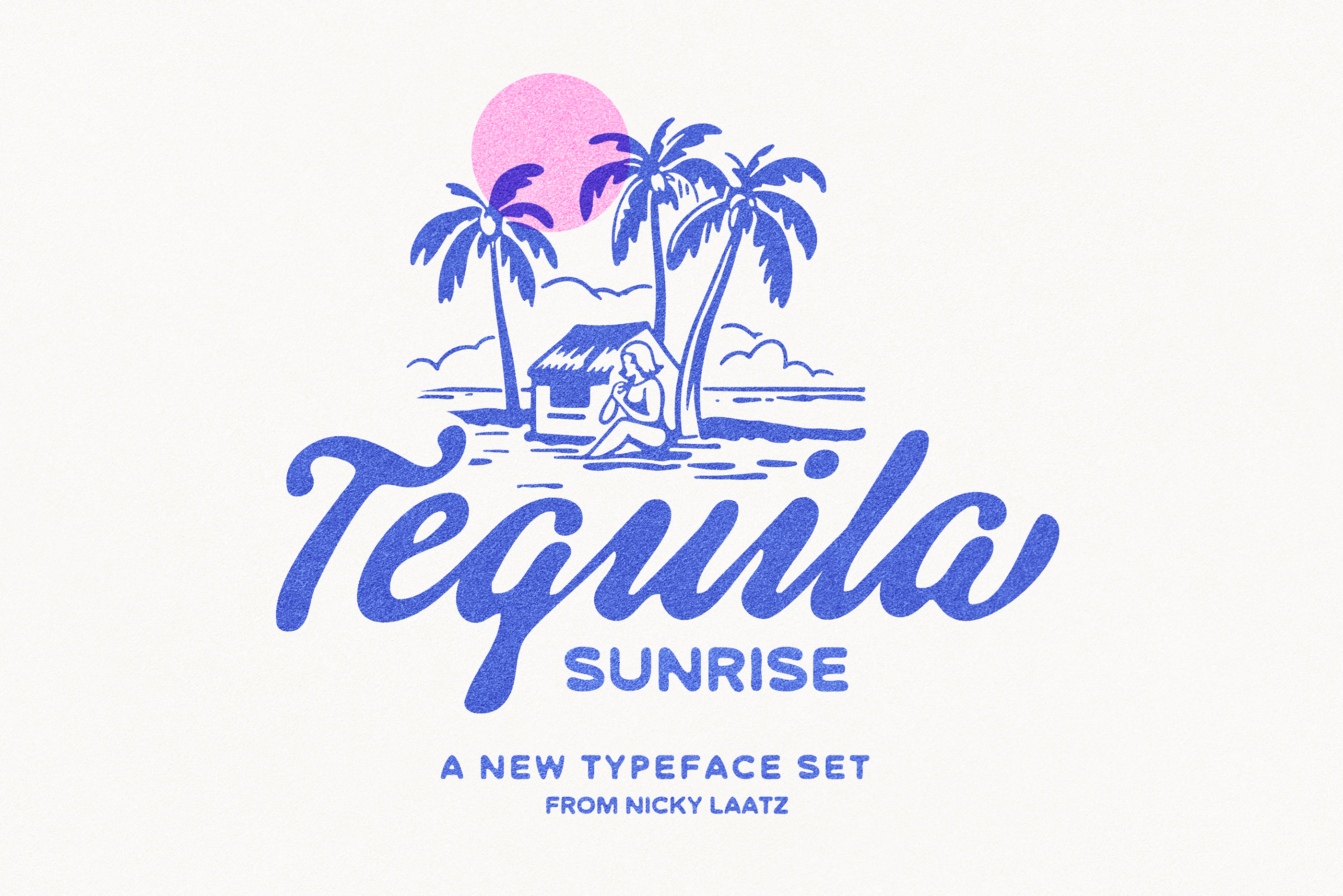 Tequila Sunrise Typeface Pack (Font) by Nicky Laatz
