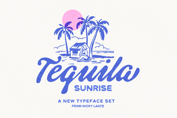Tequila Sunrise Typeface Pack main product image by Nicky Laatz