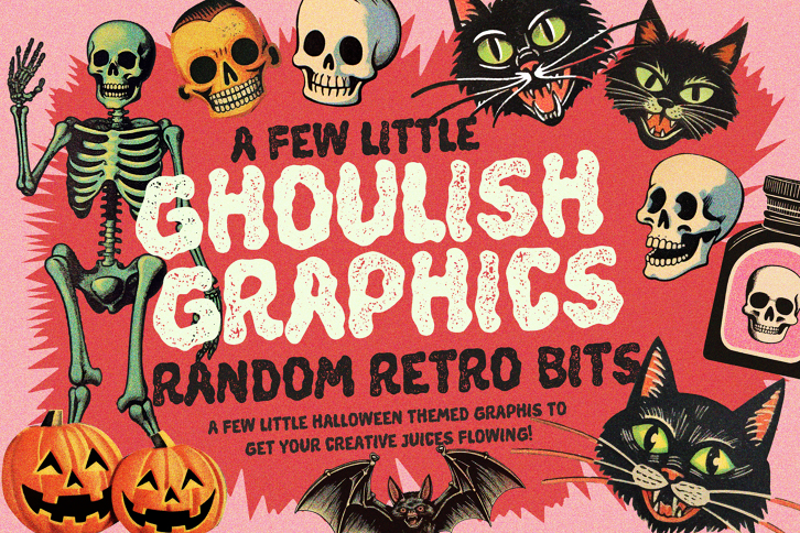 Random Ghoulish Graphics  (Illustrations) by Nicky Laatz