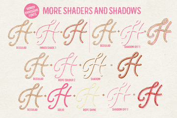 Howdy Handsome Layered Font Duo preview image 13 by Nicky Laatz