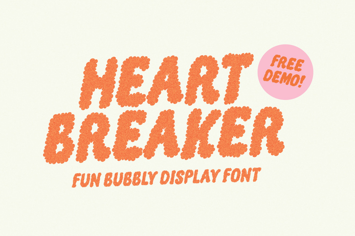 Heart Breaker Demo Font (Font) by Nicky Laatz