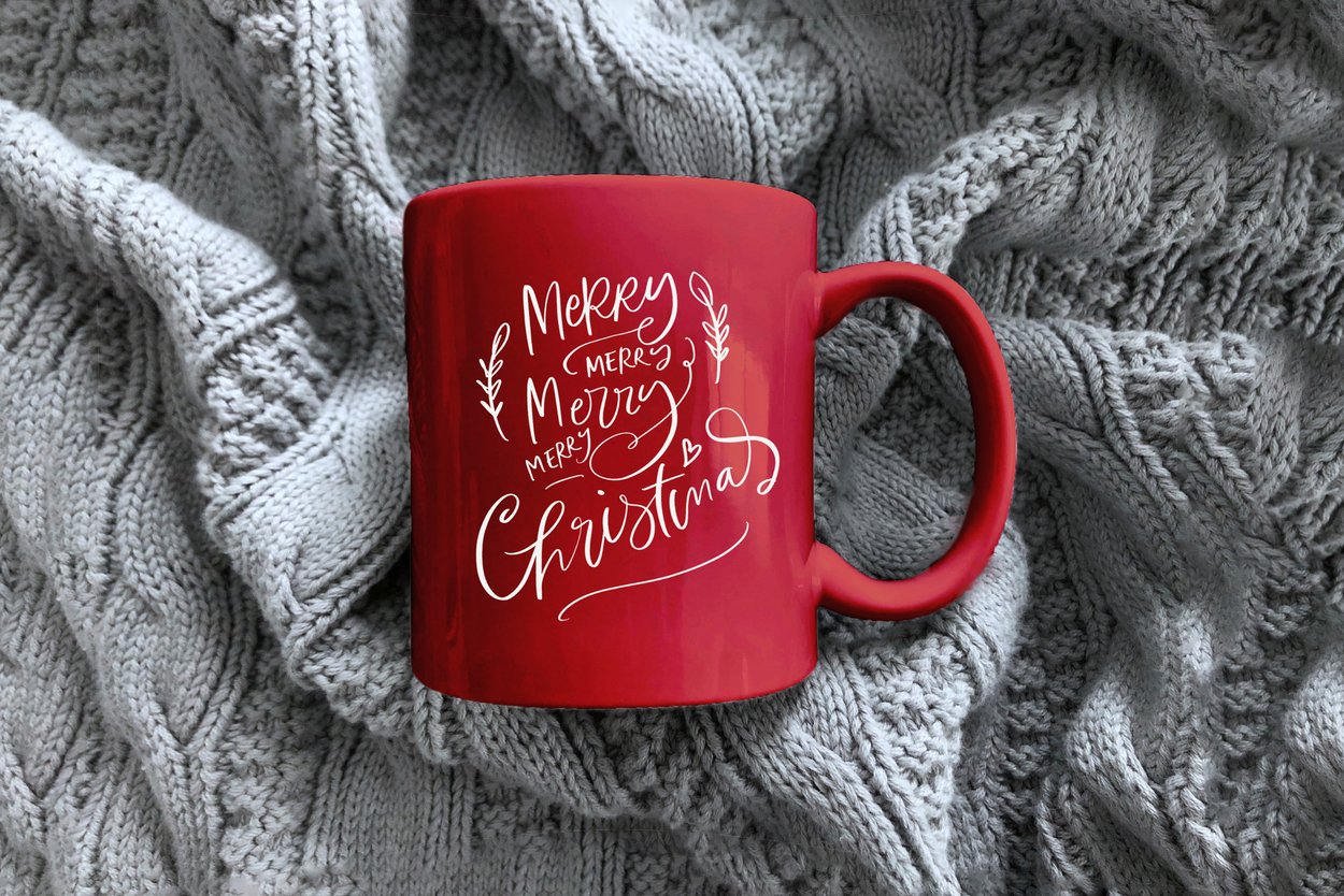 5 Handlettered Christmas PNGS preview image 1 by Nicky Laatz