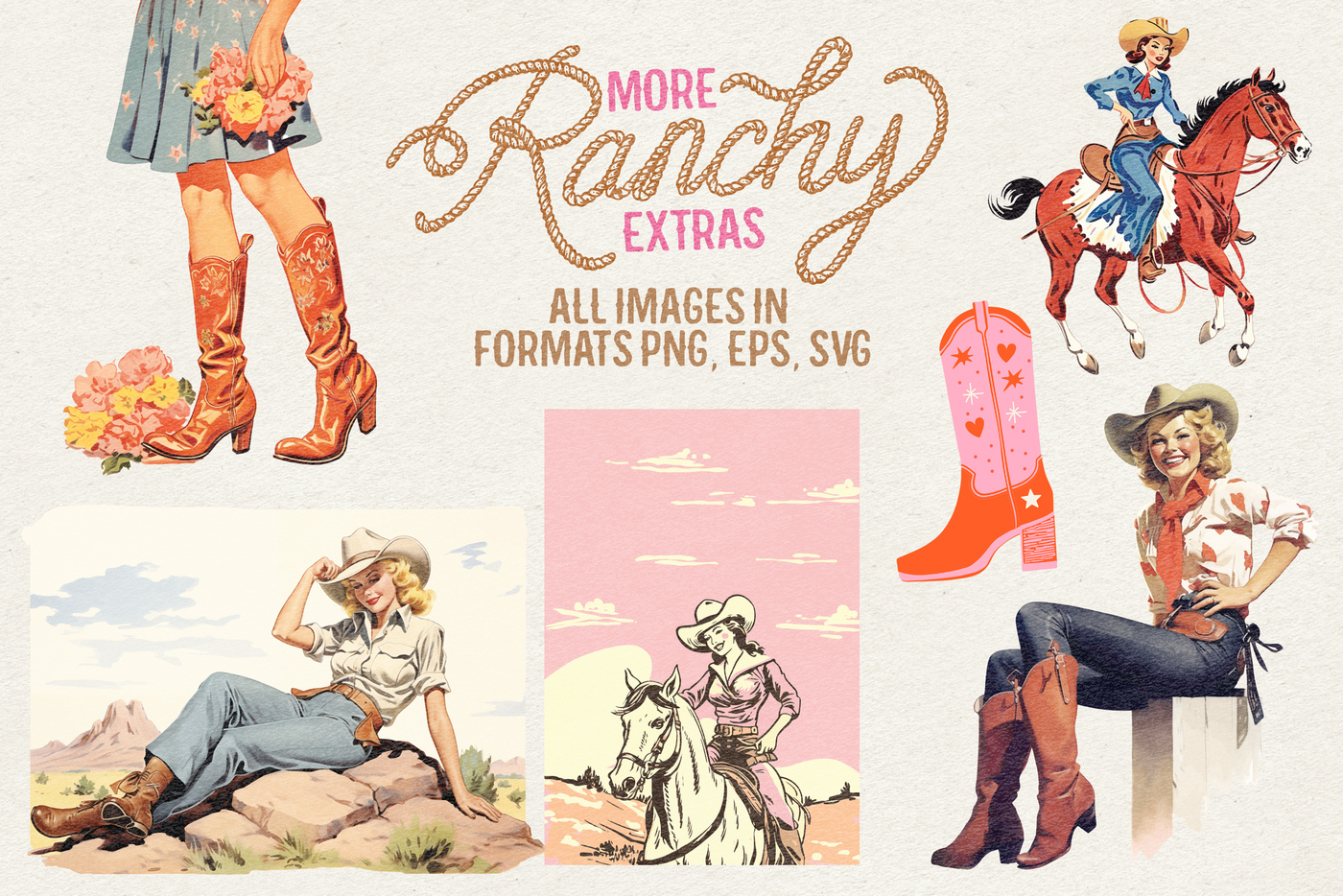 Howdy Handsome MORE Ranchy Extras preview image 1 by Nicky Laatz
