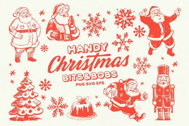 Handy Christmas Bits and Bobs - Freebie (Illustrations) by Nicky Laatz