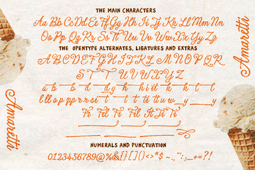 Amaretti Script Font preview image 22 by Nicky Laatz