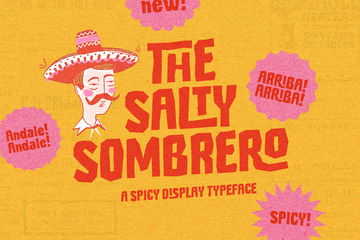 Salty Sombrero Typeface main product image by Nicky Laatz