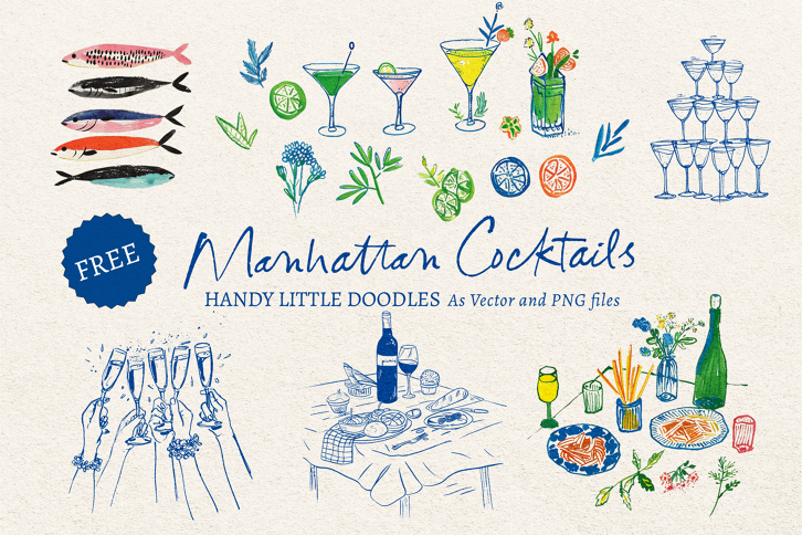 Manhattan Doodles (Illustrations) by Nicky Laatz