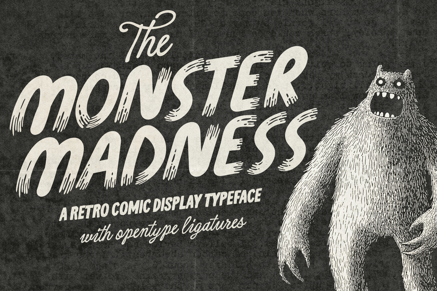 Monster Madness Typeface main product image by Nicky Laatz