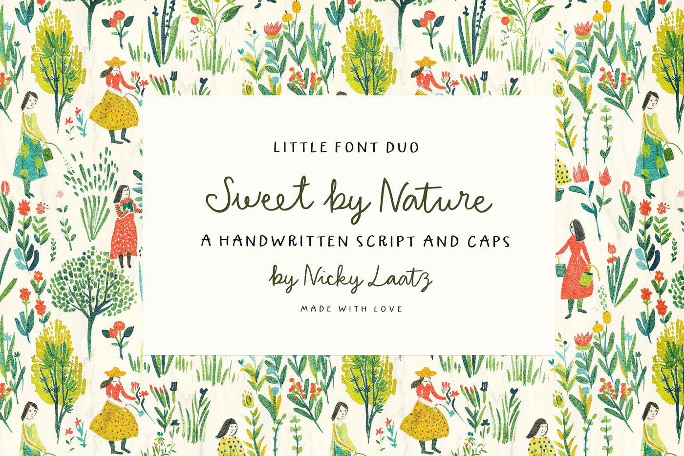 Sweet by Nature Font Duo main product image by Nicky Laatz