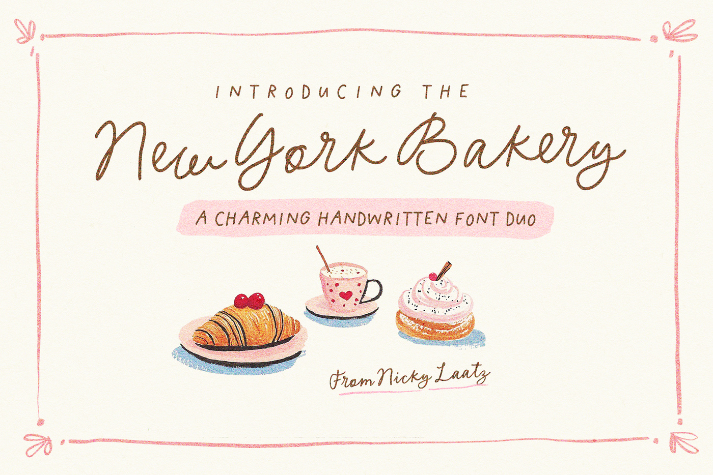 New York Bakery Font Duo main product image by Nicky Laatz