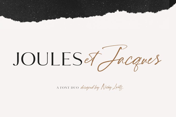 Joules et Jacques Duo (Font) by Nicky Laatz