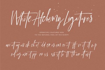 White Alchemy Font preview image 15 by Nicky Laatz