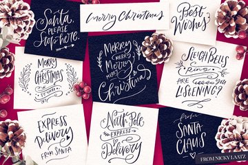 A Handlettered Christmas preview image 4 by Nicky Laatz
