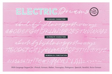 Electric Dreams Font Duo preview image 12 by Nicky Laatz