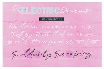 Electric Dreams Font Duo preview image 9 by Nicky Laatz
