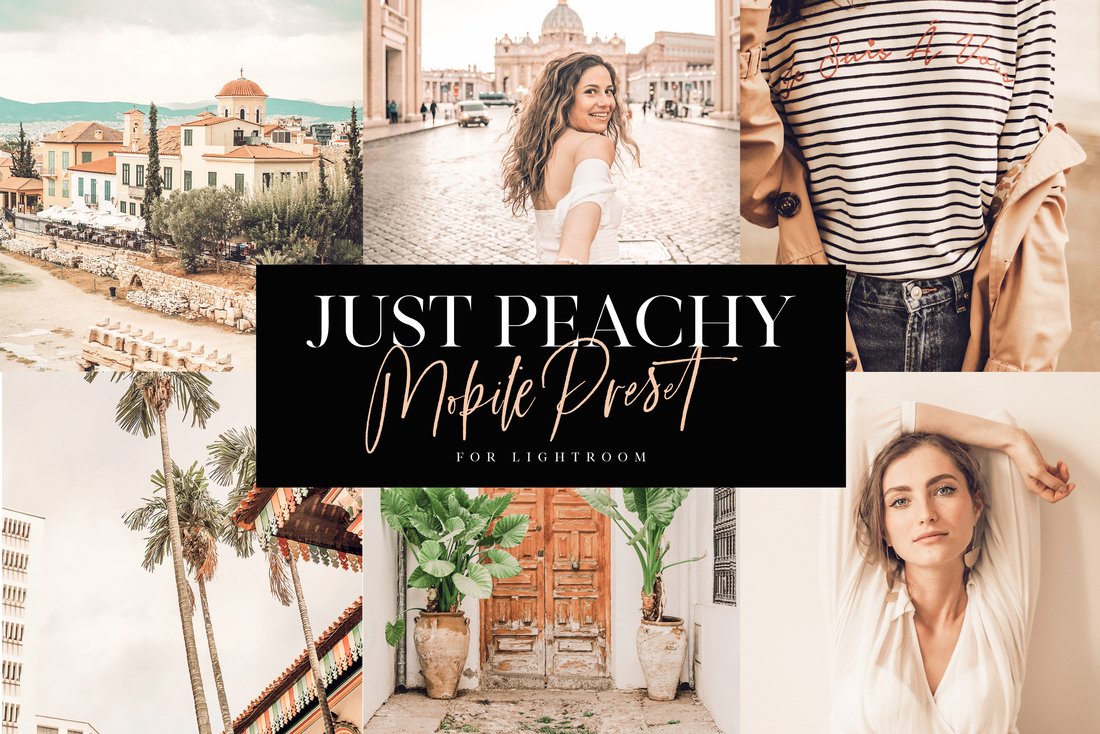 Just Peachy Mobile Lightroom Preset main product image by Nicky Laatz