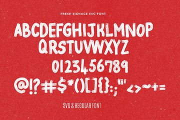 Fresh Signage SVG Font preview image 8 by Nicky Laatz
