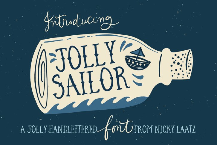 Jolly Sailor Font (Font) by Nicky Laatz