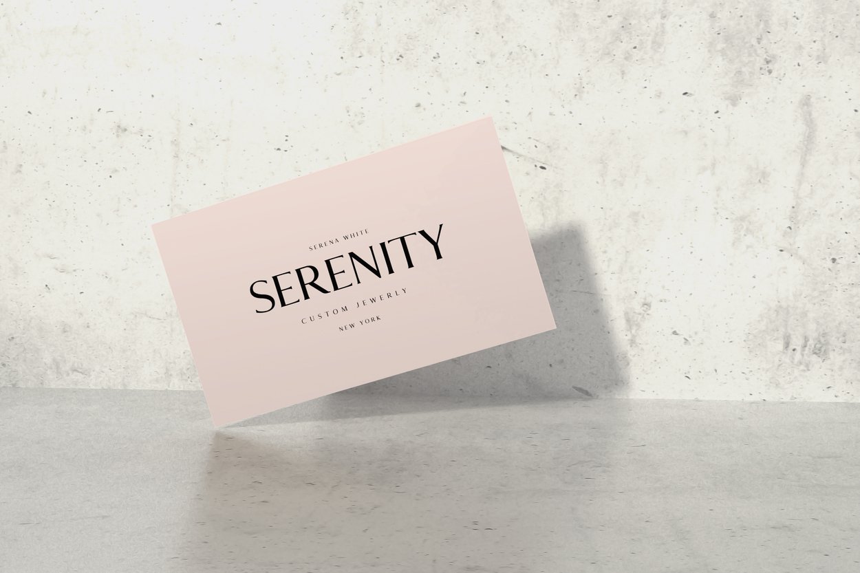 Stylish Business Card Mockup preview image 2 by Nicky Laatz