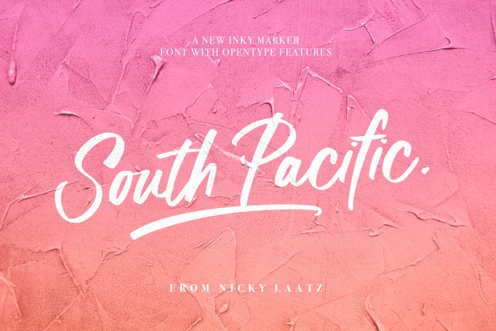 South Pacific Font (Font) by Nicky Laatz