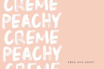 Peachy Creme SVG Font main product image by Nicky Laatz