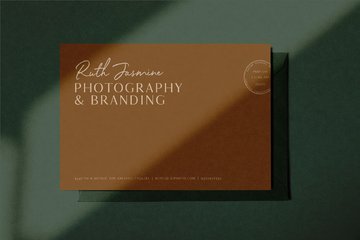 Two Moody Card PSD Mockups preview image 4 by Nicky Laatz