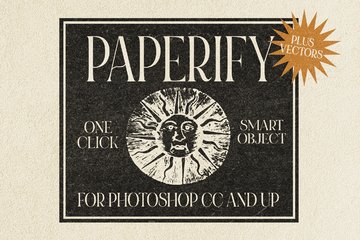 Instant Paperify for Photoshop main product image by Nicky Laatz